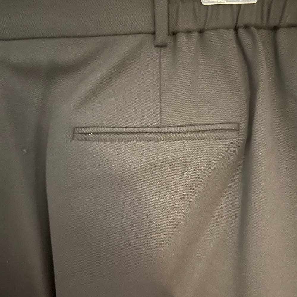 EUC Lauren Ralph Lauren black stretch wool dress pants, straight leg, size 20W - Picture 5 of 8